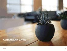 Tablet Screenshot of canadianjava.com